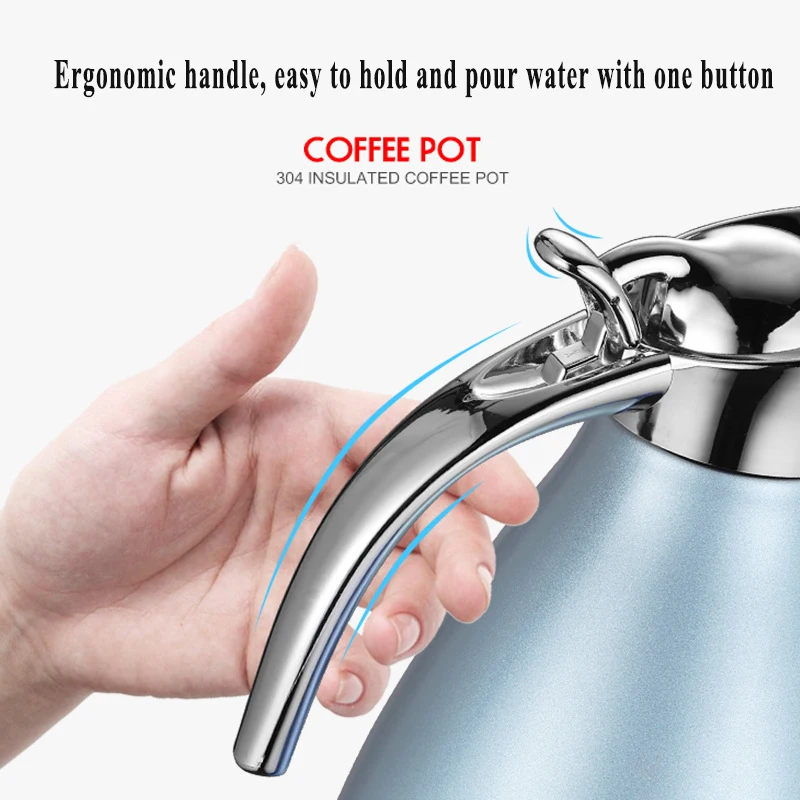 
Wholesale customizable high quality 1.5L 2.0L double wall vacuum stainless steel thermos flask with removable lid 