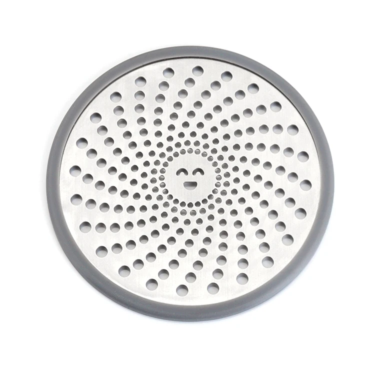 Factory Price Stainless Steel and Silicone Drain Cover Shower Strainer Floor Drain Cover