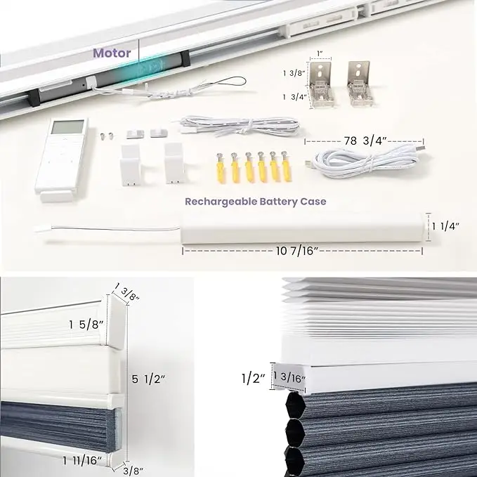 Easy Fit Waterproof Honeycomb Blinds Cellular Shades Blackout Blinds Persilux Honeycomb Blinds