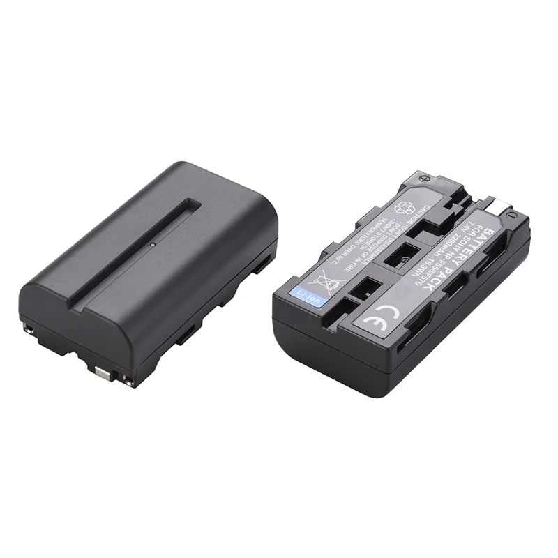 NP F970 F750 F550 Battery Camera Batteries Digital Camera Battery 2 Years Warranty for Sony 2200mAh NP CCD-SC55, TR516, TR716