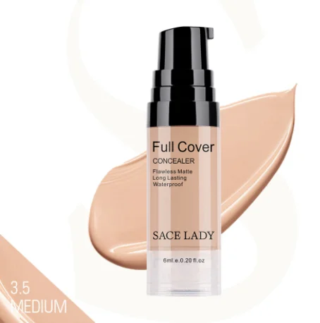 Custom Liquid Matte Concealer Vegan Concealer Makeup Private Label 4 Shades of Facial Concealer