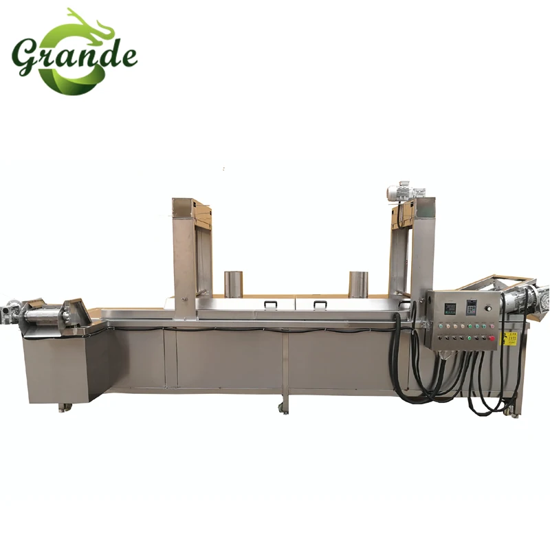 50-100KG/H Machine To Make Crispy Dry French Fries Potato Crisps Frying Machine