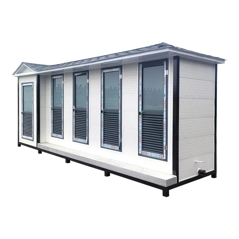 Modern Design Simple Prefabricated House Mobile Toilet Portable Toilet Made of Container for School Use