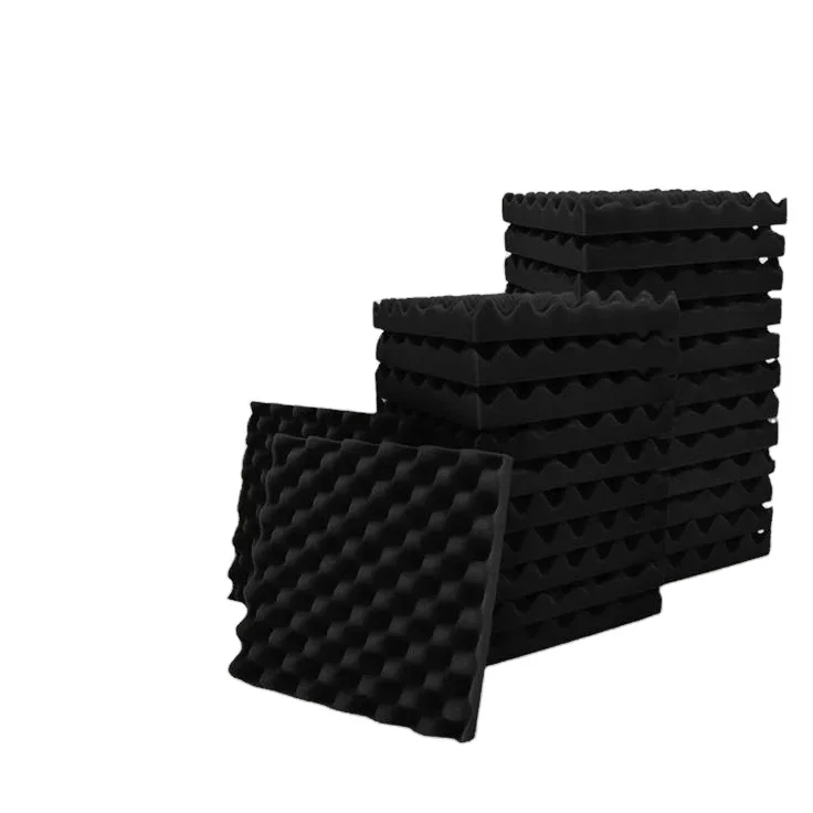 Wholesale Fireproof Soundproof Foam Panel Acoustic Wedge Cotton Self-Adhesive Foam for Studio Band Room Sound Isolation Panel