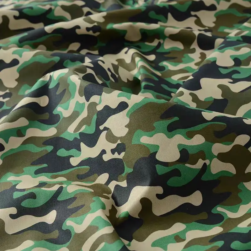 Customize new design digital printing multi-color  polyester ripstop breathable camouflage fabric for outdoor  sportswear