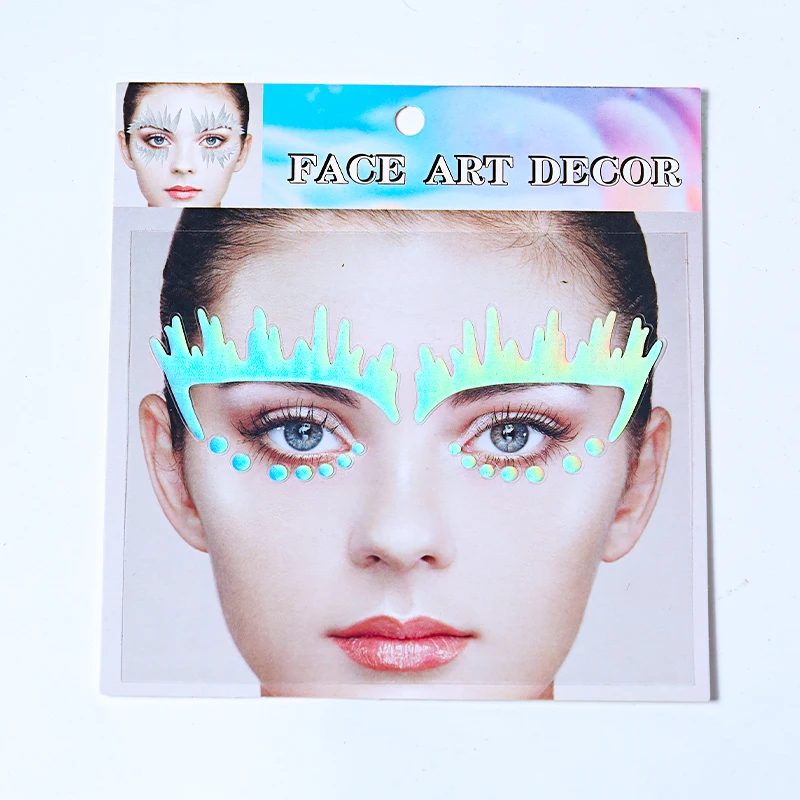 2022 Hot selling temporary tattoo stickers waterproof water transfer face personalized glow-in-the-dark tattoo stickers