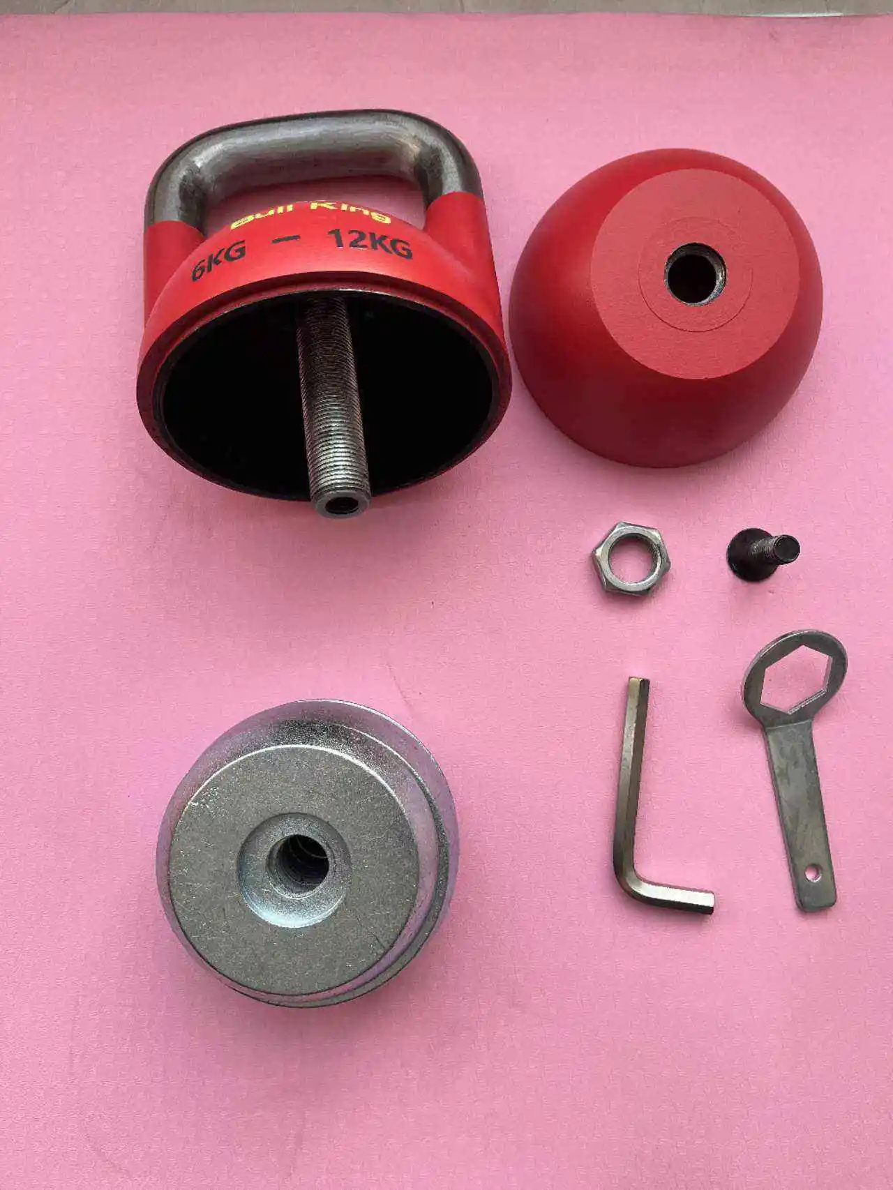 Weight Lifting Kettlebells Adjustable Cheap Cast Iron Kettle Bells 12-32kg  Coated Steel Competition Kettlebell