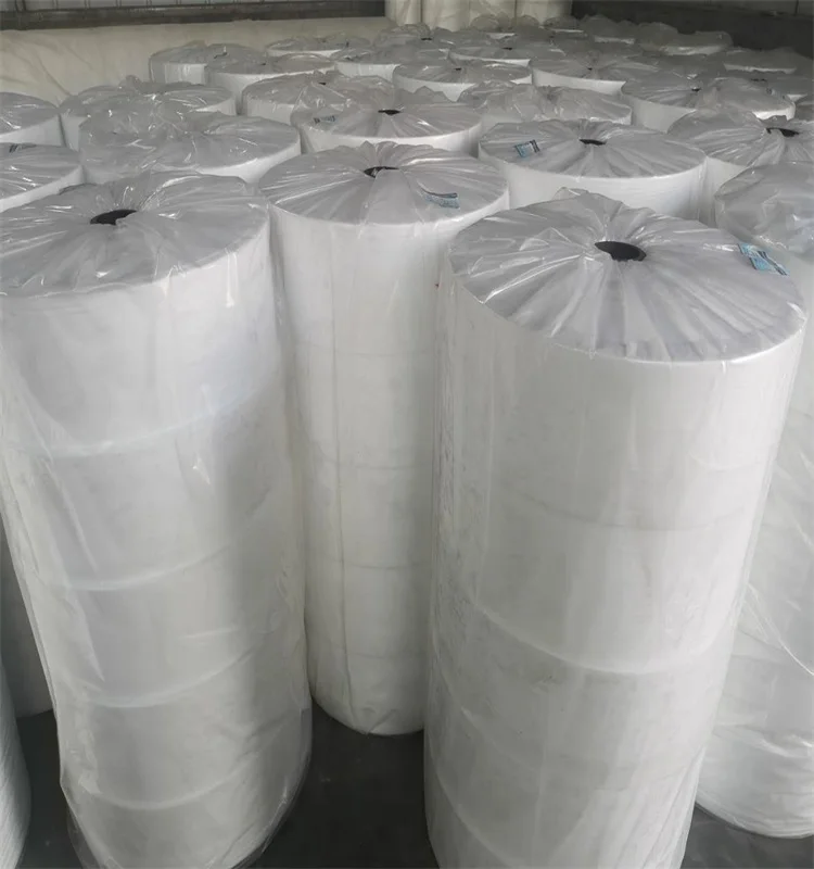 
Nonwoven Mask Fabric for Medical Face Mask 100% Polypropylene Spundbond Fabric Roll Packing White BLUE 25, 30GSM Spun-bonded DOT 