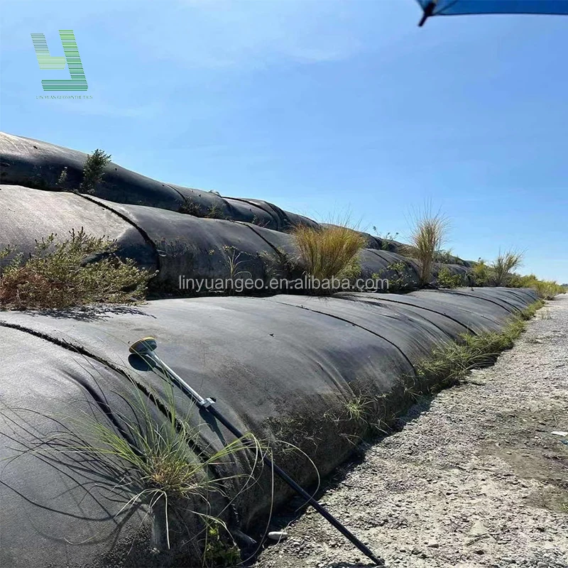 cheap prices Non woven geotextile sand bag geo bag 600gsm 700gsm geotube for ocean seawall Maldives