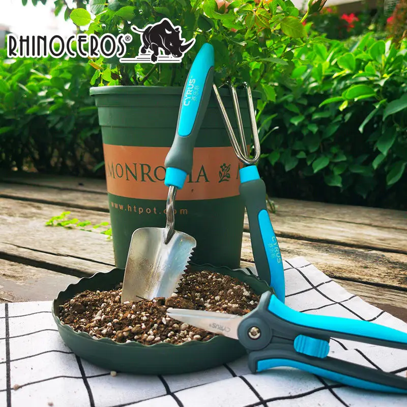 3Pcs Hnad Trowel, Garden Hnad Cultivator, Hnad Pruner Shears Stainless Steel Small Garden Hand Tools Set