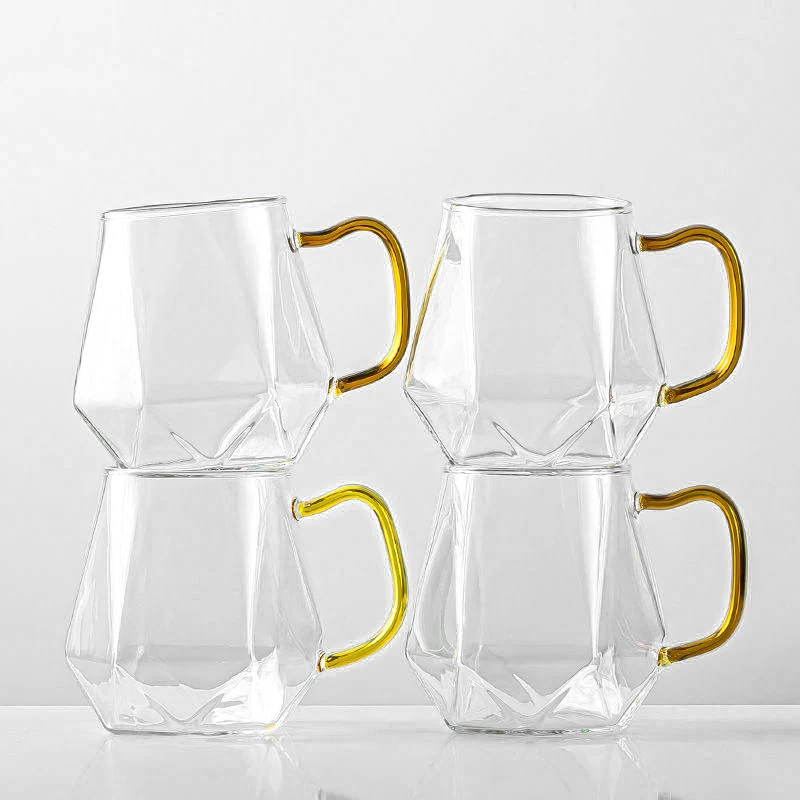 
Оптовая продажа на заказ летний необходимый предмет в европейском стиле с желтой ручкой соковыжималка пиво Алмазная чашка 