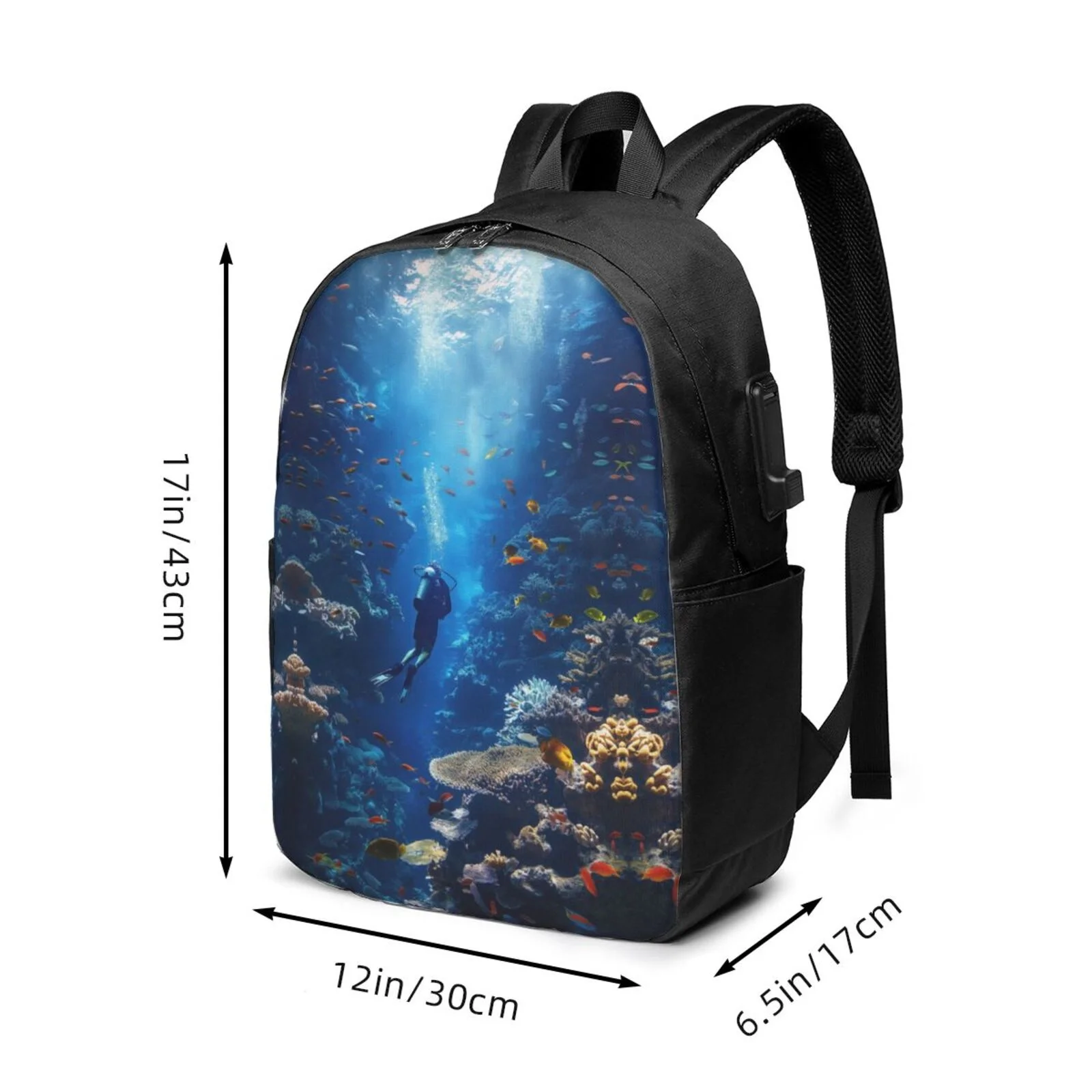 Customized Logo Multifunction Smart Backpack for Travelling Polyester Bagpack Laptop Travel Backpack with Usb Charging Port