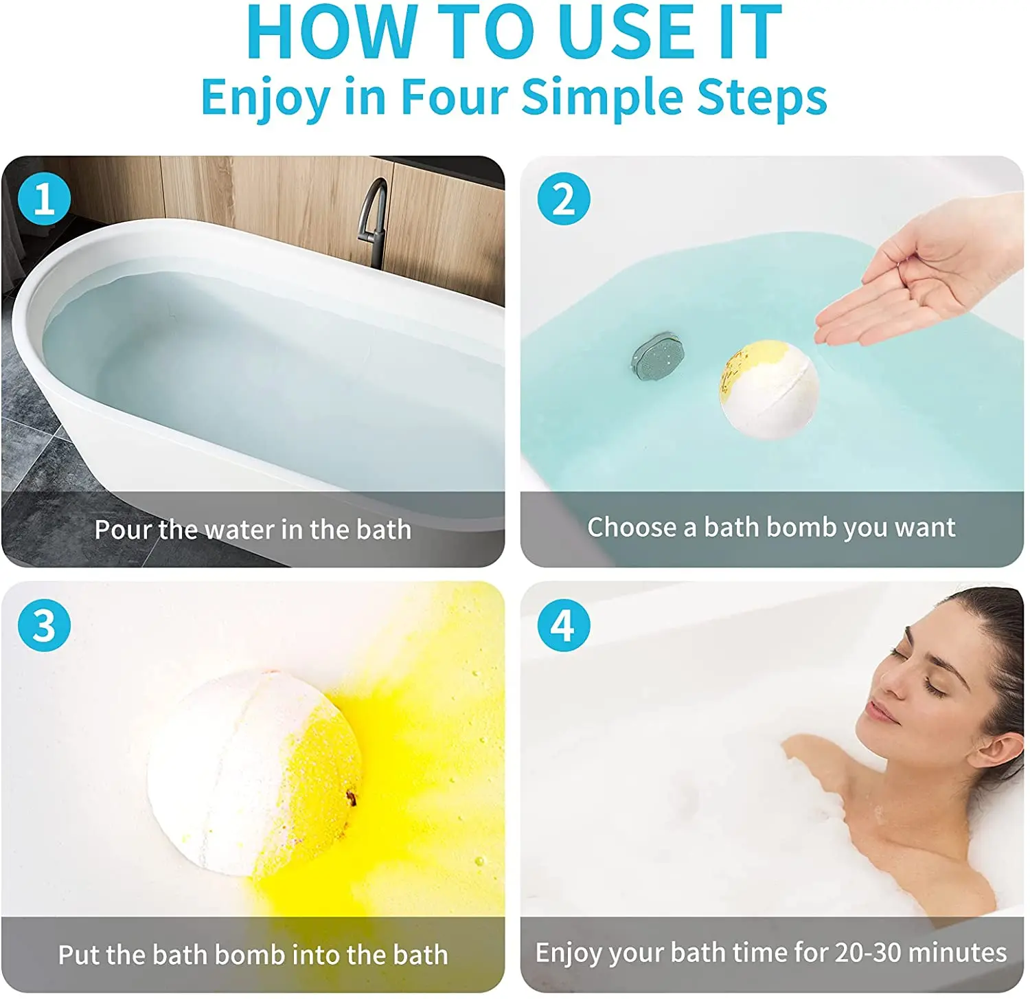 Processed explosive salt dried flower explosive salt ball bath salt mixed color bath bombs.