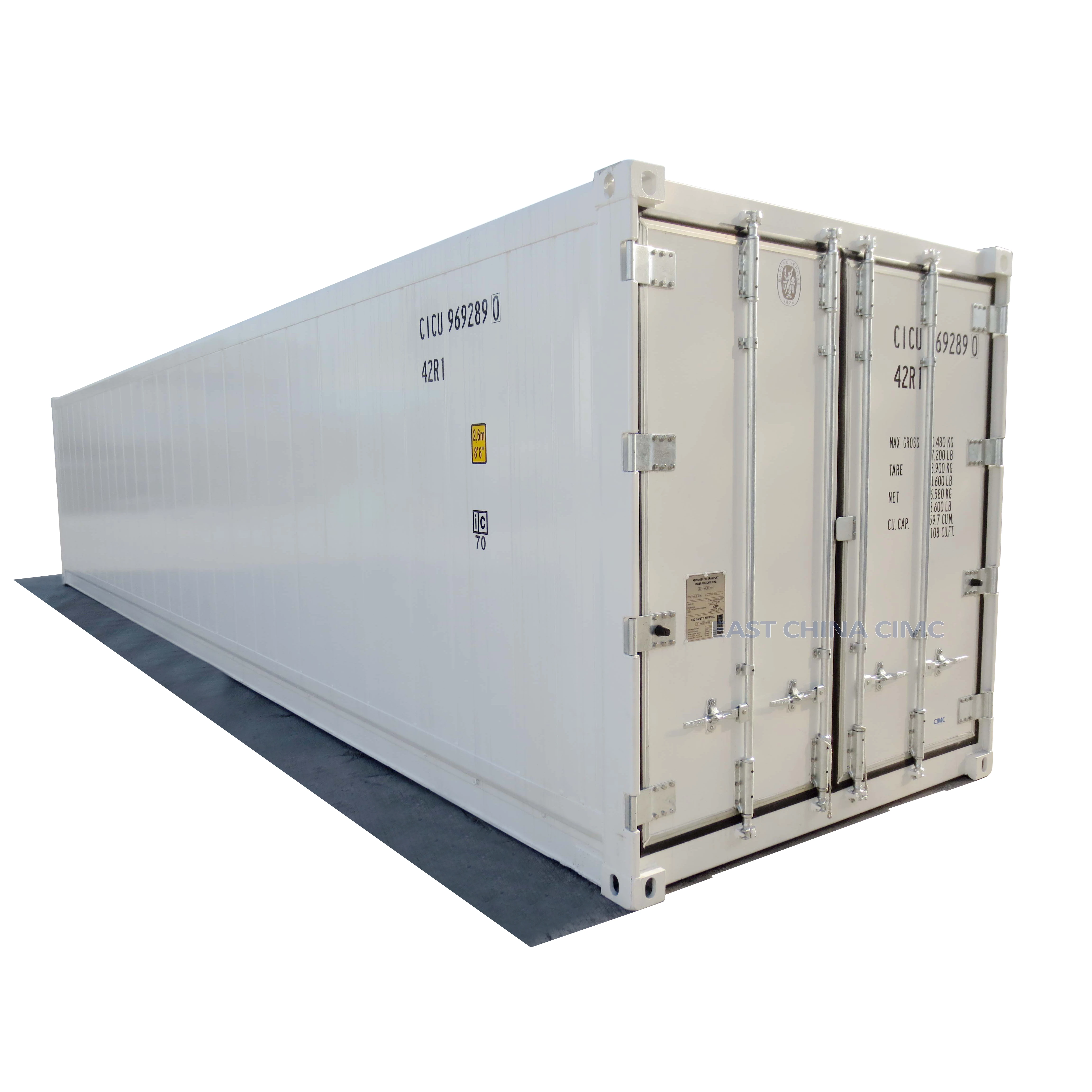 CCS CIMC Thermo King 40ft Reefer Tank Container 45ft Refrigerated Shipping Container Specs