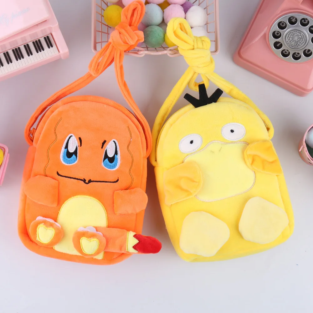 Wholesale Amazon Hot Sale Pikachu Plush Pokemons Purse Pocket Pokemoned Bag Pikachu Pocket Pokemons Coin Purse