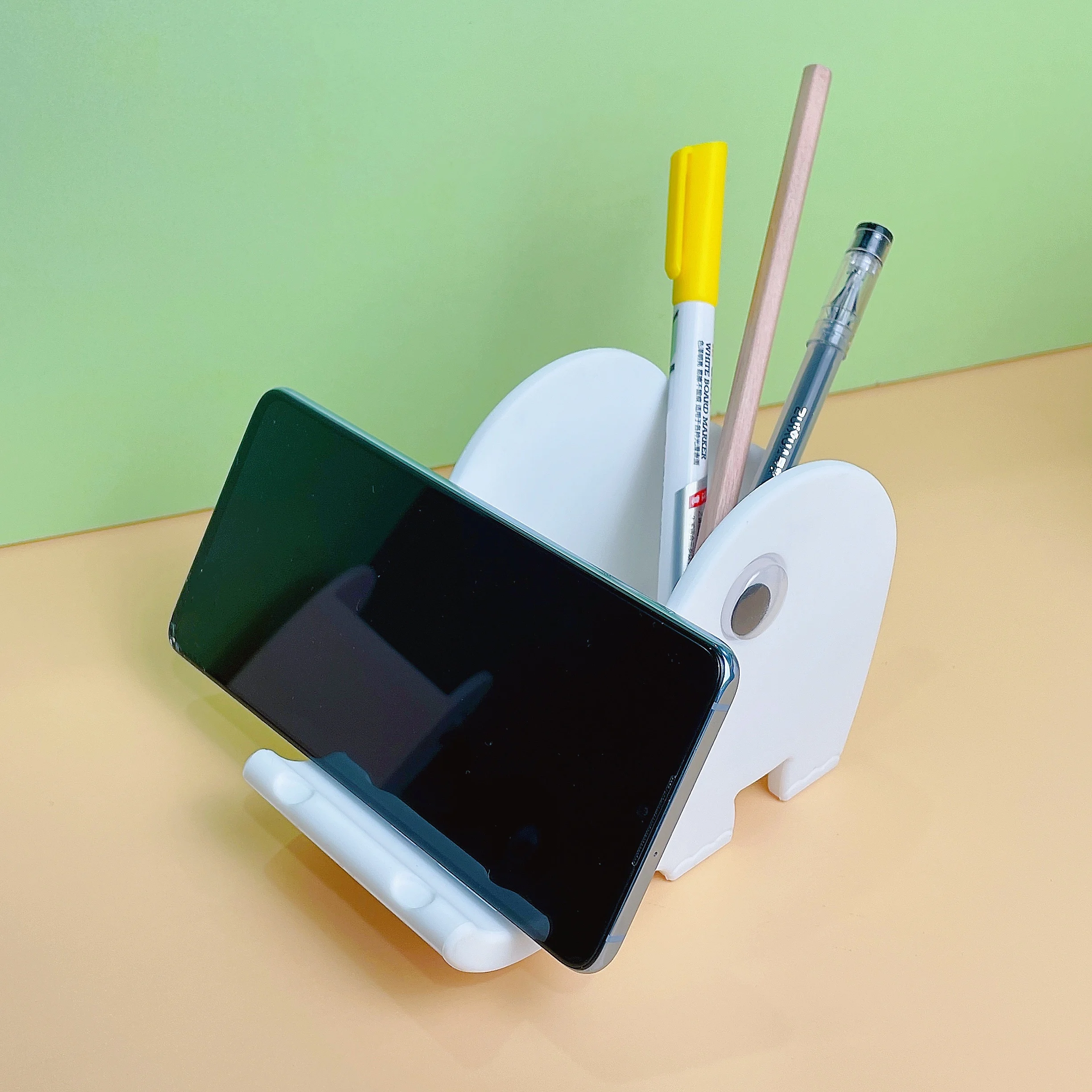 Silicone Pen Holder Pencil Storage Container Office Organizer Makeup Pen Container