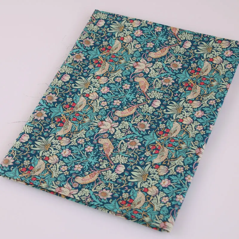 Flower Poplin Cotton Fabric Liberty Of London Print fabric