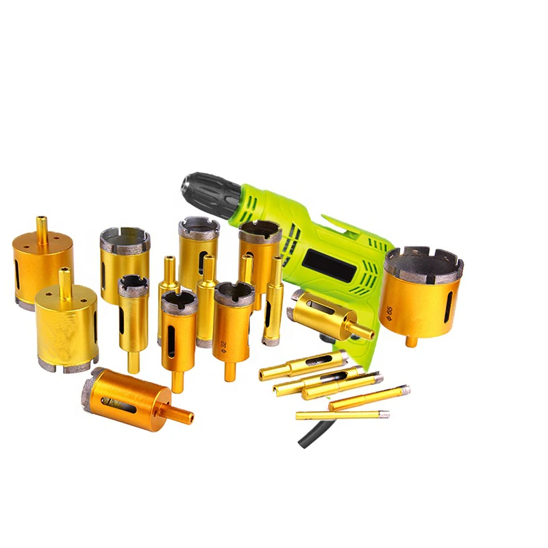 M14 Thread 6-130mm Concrete Hole Saw 18mm Diameter Diamond Crown Hollow Drill Bit Steel Carbide Granite Stone Core Welded Marble