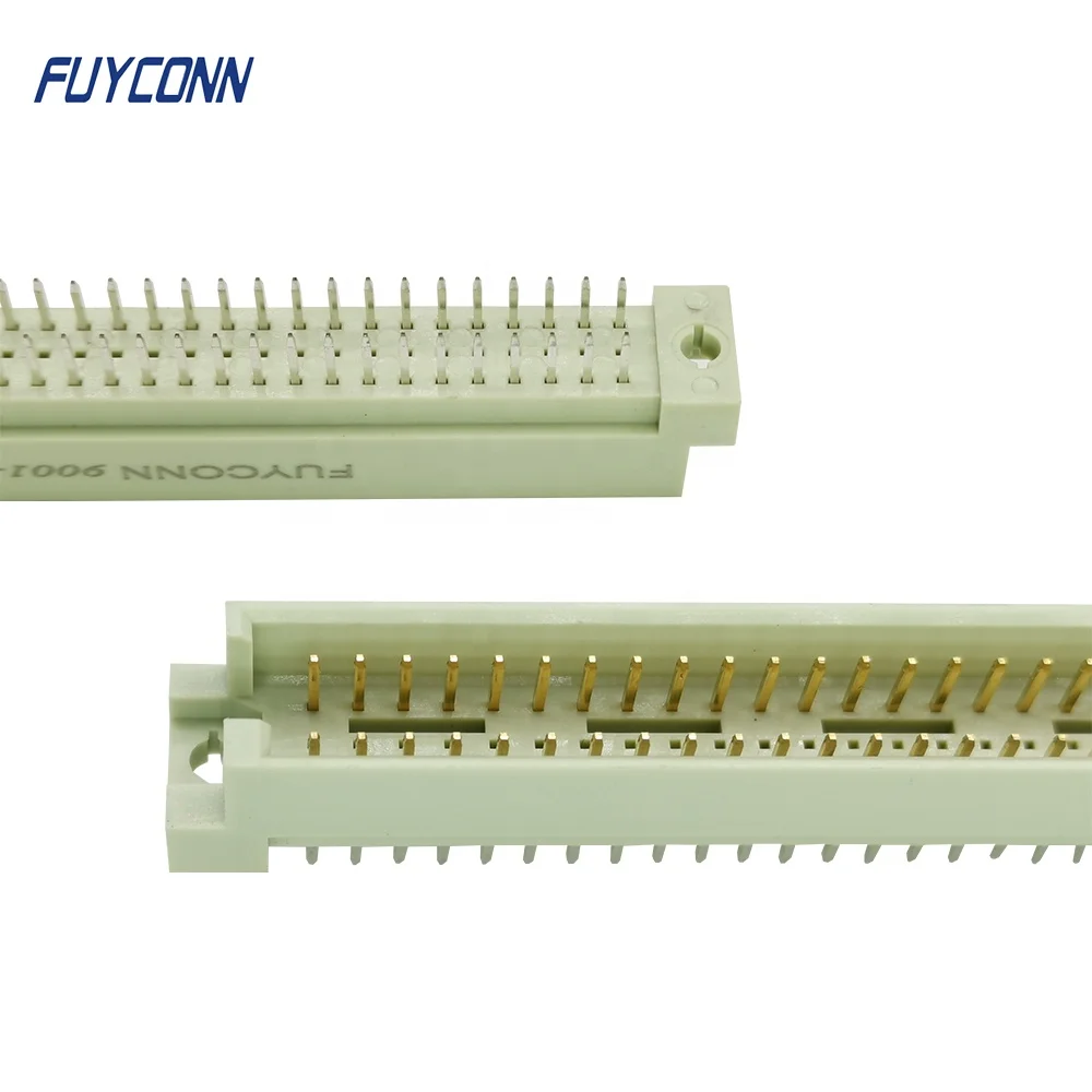 3 Rows Vertical Terminal PCB Male Eurocard connector, Male European Straight PCB 3Rows 30pin 48pin 96pin DIN41612 Connector