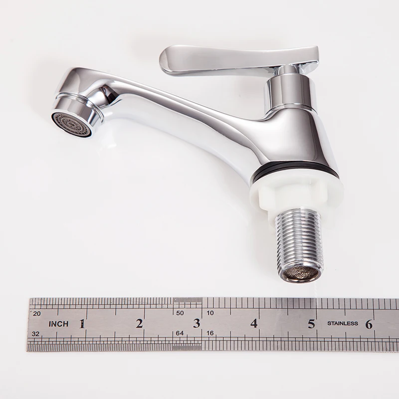 Zinc Handle Brass Body Polished Kitchen Faucet Single Handle Freestanding Bathtub Faucets Quick Open Brass Ceramic Cartridge