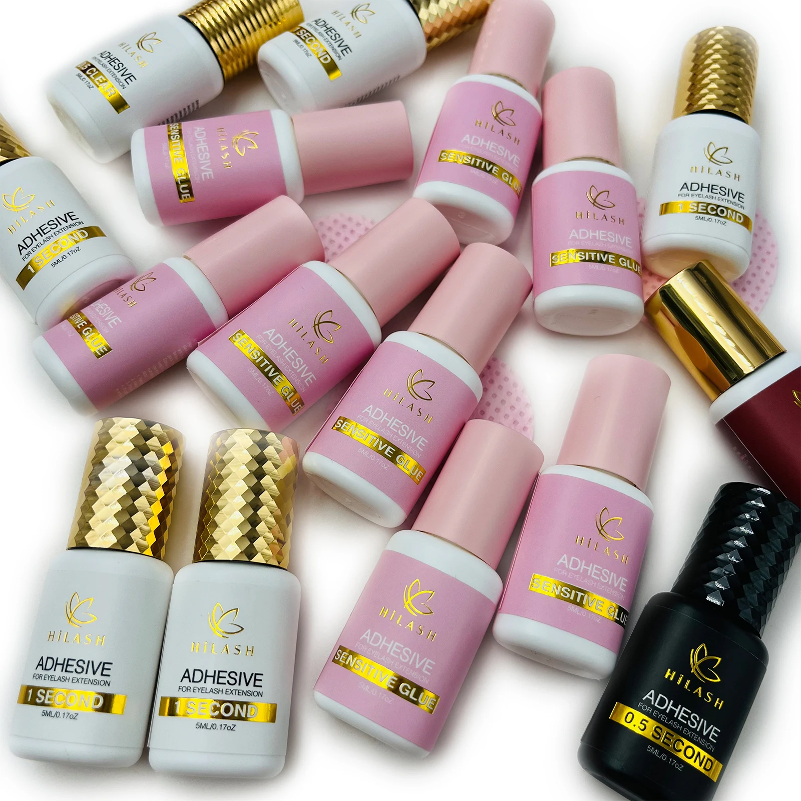 Korean Glue Private Label Storage 60 Days Adhesive Eyelash Extension Glue Hypoallergenic Eyelash Glue