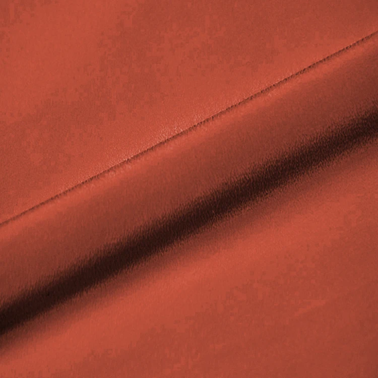 silk crepe fabric 16mm CDC 114cm width No.18 rust red color sell by the yard dress fabric