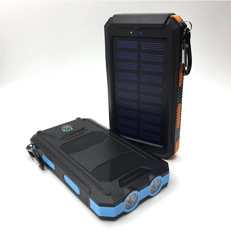 Dual Usb Portable Waterproof Solar Charger 20000Mah Solar Power Banks