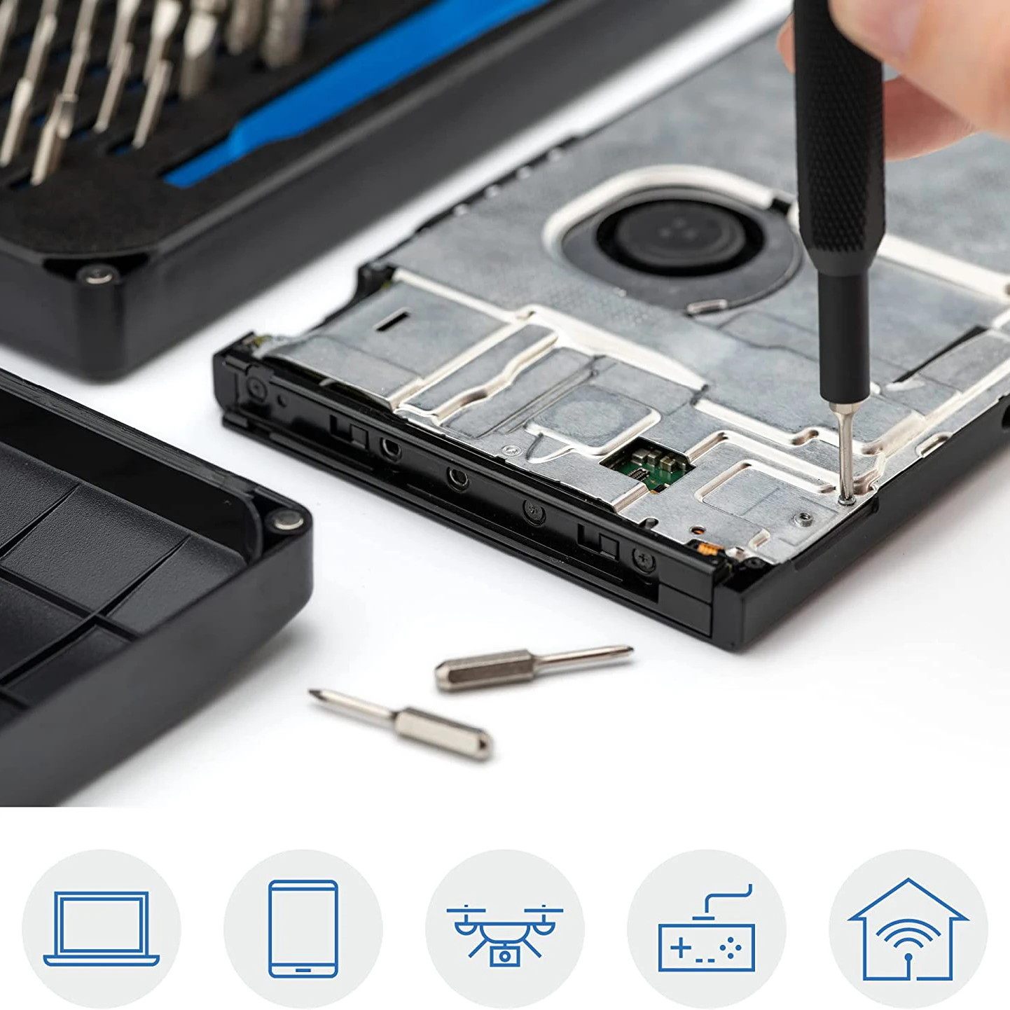 85 in 1 Precision Screwdrivers Set Phone Repair Tools Kit for Computer Mobile Phone Smartphone Game Console PC Tablet