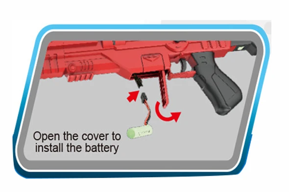 New Products Kids Soft Gun Electric Toy Gun with 40PCS EVA Bullets Shoot Game Electric Gun Toys for Boys