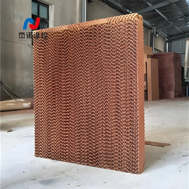 Greenhouse Poultry Farm Cooling System Kraft Paper 7060 7090 Evaporative Cooling Pad