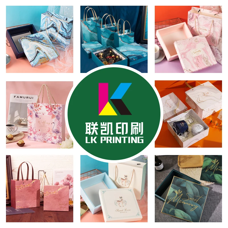 Beautiful Design Folding Cosmetic Bridesmaid Gift Wig Hair Box Gilding Marble Paper Box