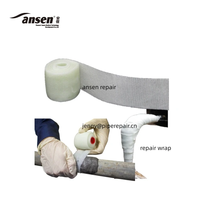 Water activated fiberglass tapes for pipe repair Fast Repair Wrap Fiberglass Fixing Tape