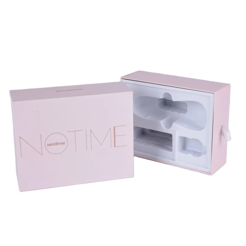 Free samples Wholesale Custom Pink Luxurious Rigid Sliding Out Drawer Box Fancy Gift Box For Jewelry Accessory Storage RetailBox