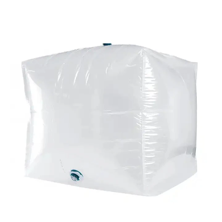 Custom Size Hot Sales PE Material Plastic 1000L Oil Water and Milk IBC Tank liquid Valve Sealing Liner Bag