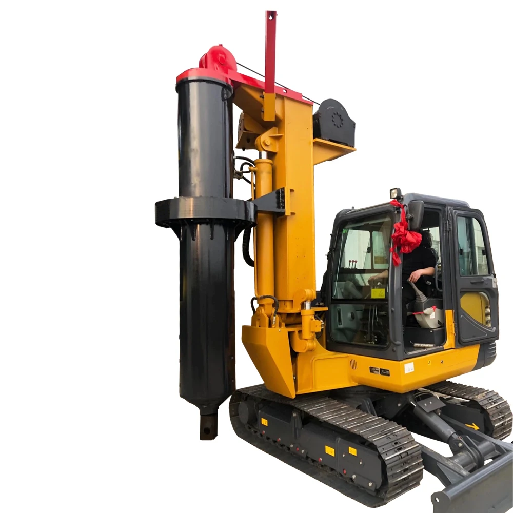 Micro rotary drilling rig for small engineering construction