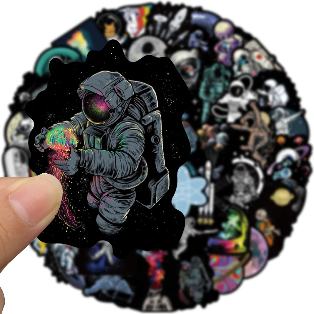 50 Pc/Set In Stock Kids Space Astronaut Sticker Astronaut (1600450295871)