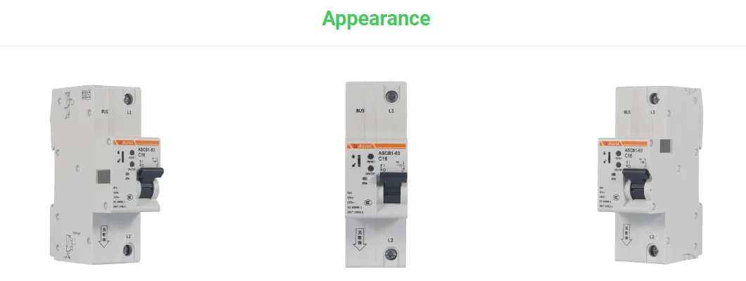 Acrel ASCB 4P three phase smart wifi circuit breaker remotely control automatic remote control protection