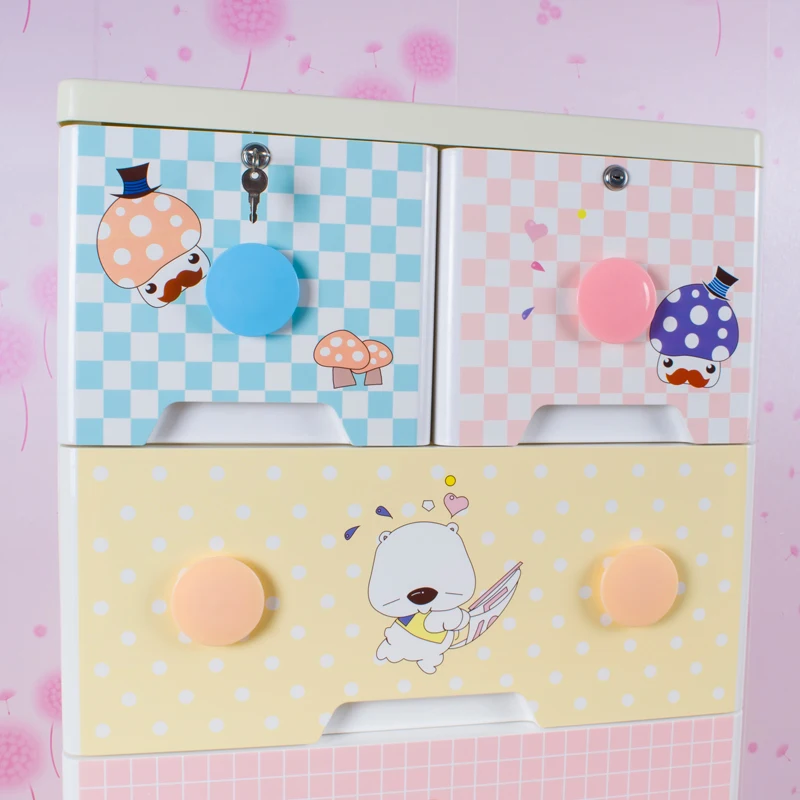 5 Layers Multi-function Wholesale High Quality Plastic Drawers Cabinets Storage  Plastic Drawer Baby Toys Storage Box