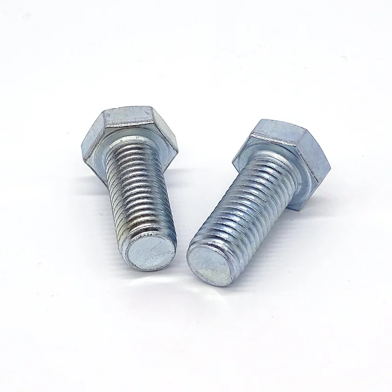 M16x50 Hex Head Bolts Metric Hexagon Bolts Cap Screws Suitable for Metal Construction