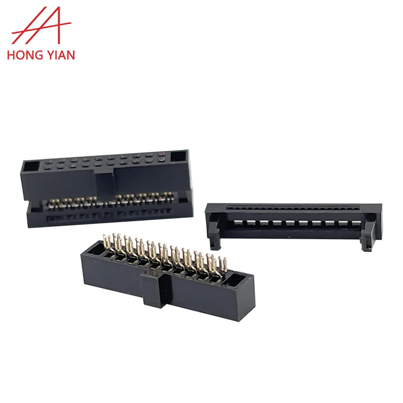 Factory Manufacturer 1.27mm 2.0mm 2.54mm Box Header IDC Shrouded Connectors