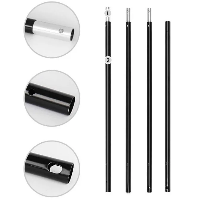 Nicro Wholesale Adjustable Photoshoot Background Backdrops Stand Photo Video Studio Photography Backdrop Support System Kit