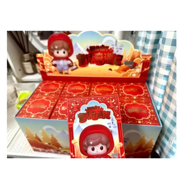 Hot product cute Mold Plastic Art Figure BUNBY toys mystery box A fairy tale adventure series blind box packaging