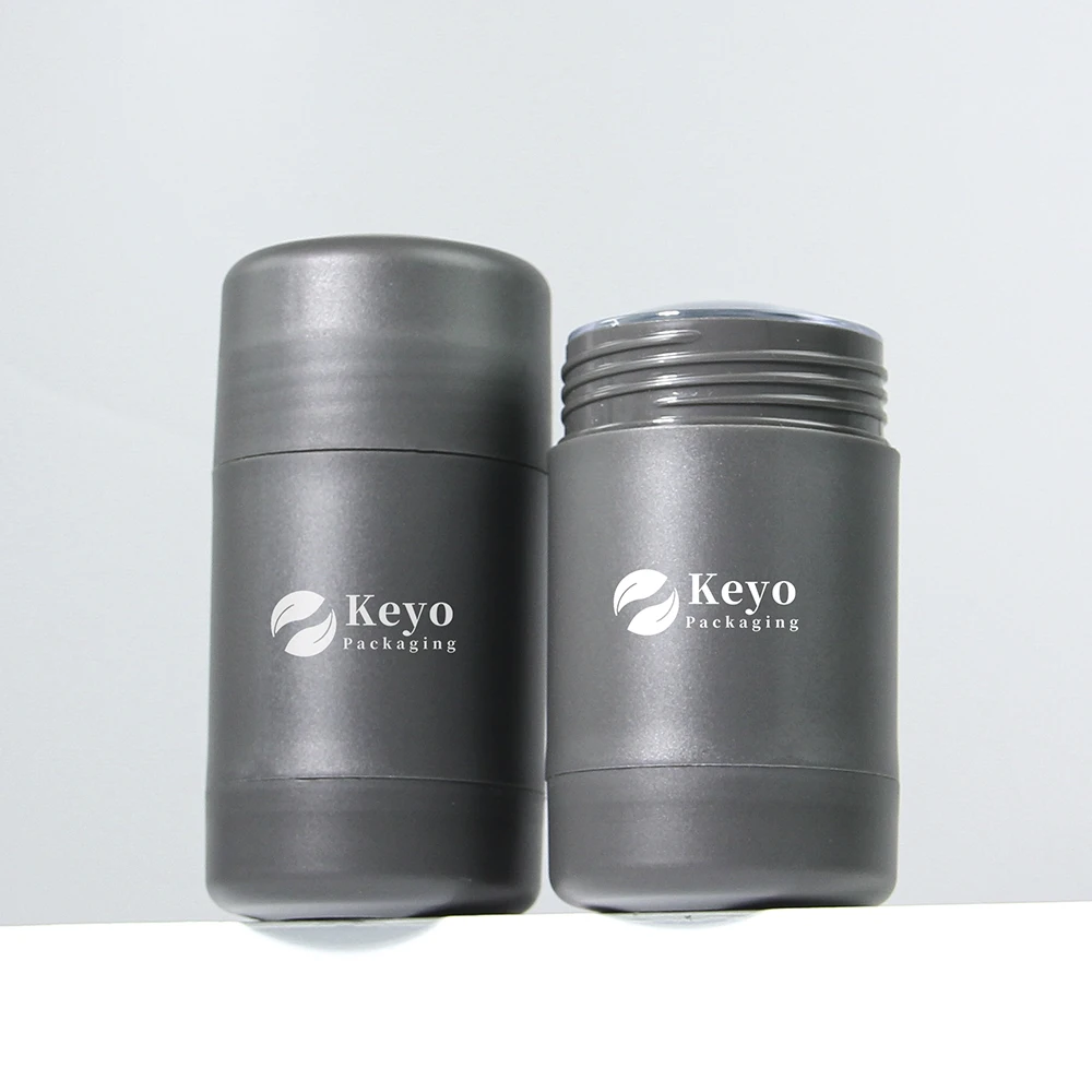 30ml 50ml 60ml 75ml 90ml pp round deodorant sunscreen stick plastic bottle cosmetic Twist Up Filling Stick Deodorant Container