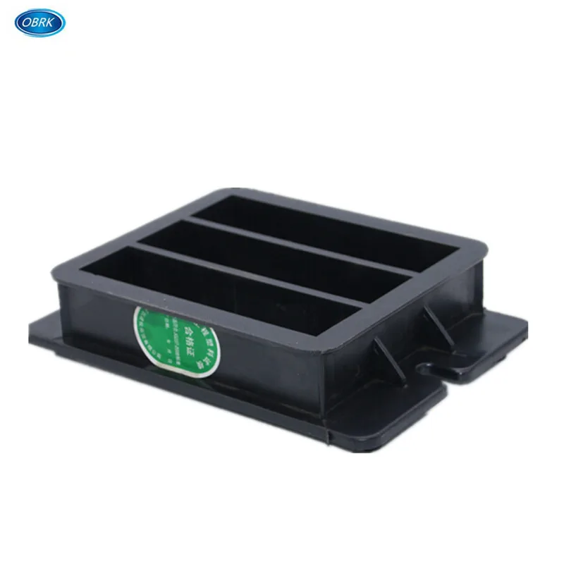 Three Gang 40*40*160mm Black Plastic Concrete Cube Mould(molds)