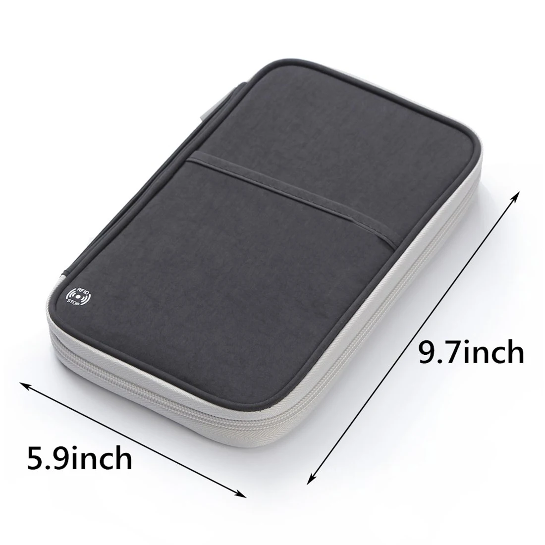 Custom Logo Premium Travel Wallet Passport Wallets RFID Family Passport Holder Trip Document Organizer