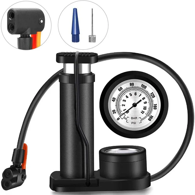 Pedal high-pressure pump mini portable electric bicycle motorcycle car home pedal air pump