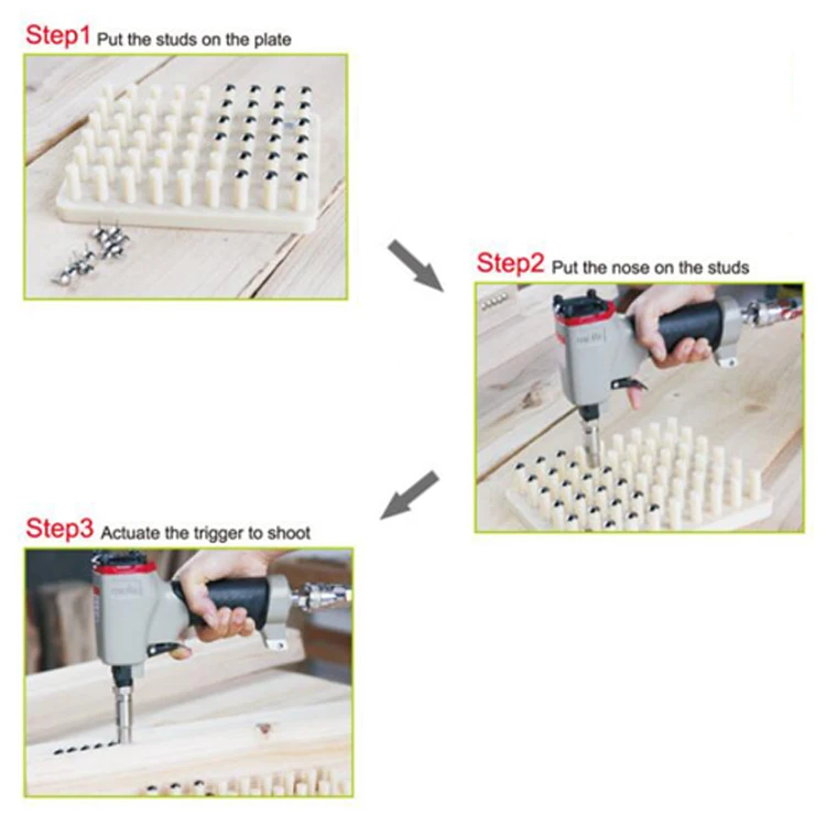 Wholesale Pneumatic Nail Gun Renovation Home Decoration Wood Working Tools Decorative Nailer GDY-1170