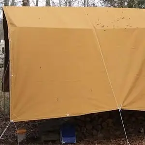Водонепроницаемая хлопковая ткань цвета хаки 12x12 дюймов