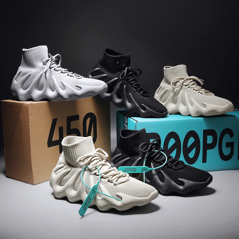 Оптовая продажа Новое поступление Брендовая обувь volcano yeezy 450 ботильоны кроссовки для