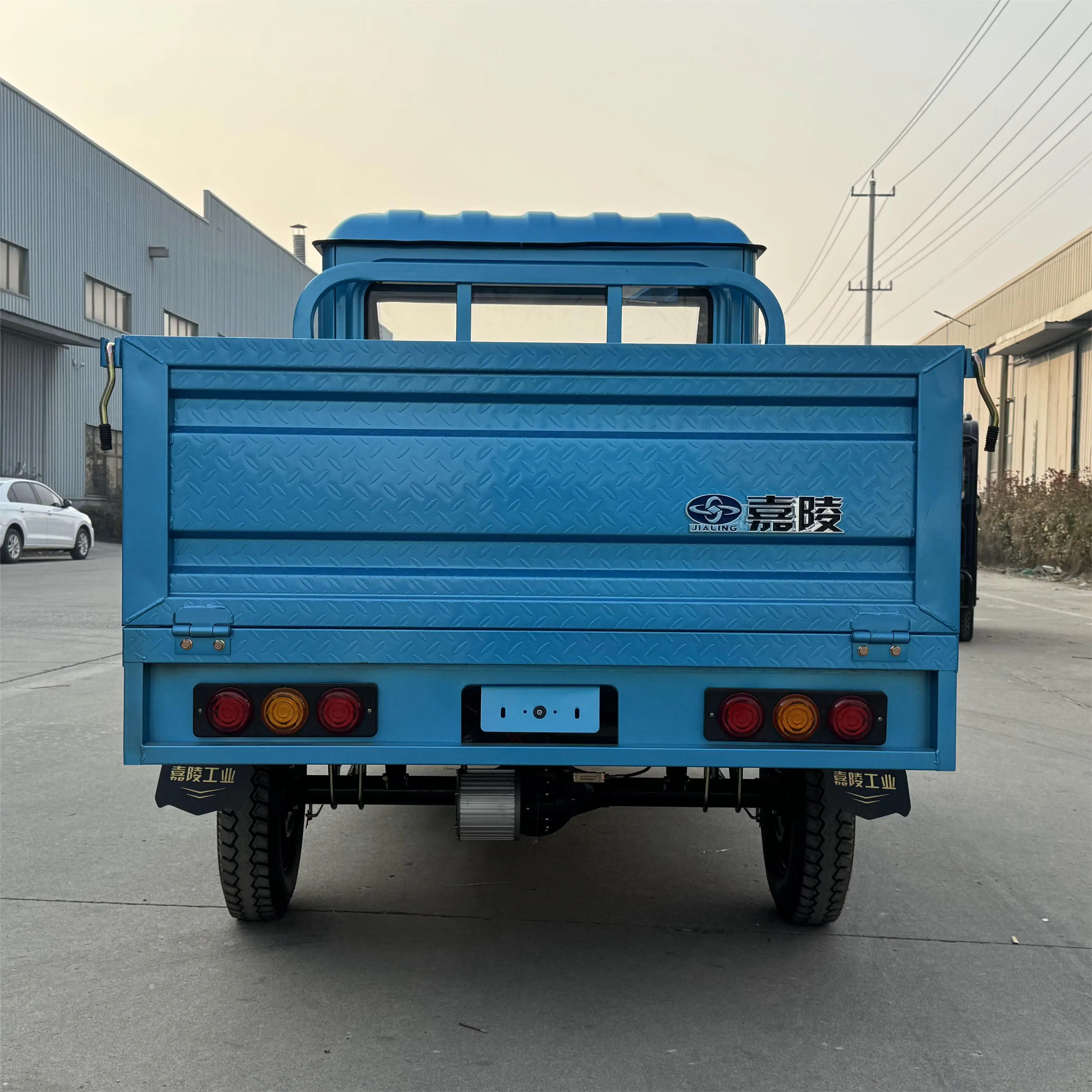 LB-QFB180 Wholesale Customized Color Closed Cab Electric Trike 50KM/h Cargo Truck Electric Tricycle